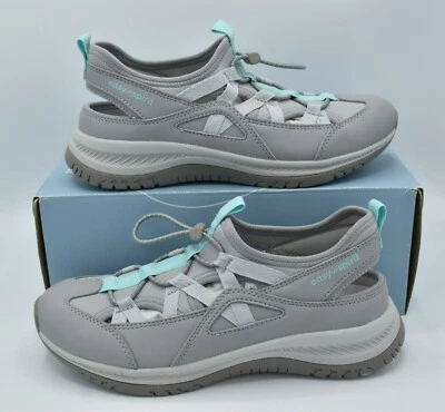 Easy Spirit Womens Size 8 M Forest 3 Medium Grey Sandals Shoes - Image 1 of 4