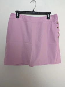 Side Button-Fly Straight Clubhouse Golf Skort lila Polyester Izod Größe 12 - Bild 1 von 10