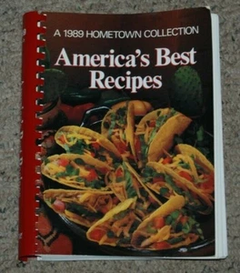 1989 Hometown Collection America's Best Recipes Cook Book All States Oxmoor - Picture 1 of 5