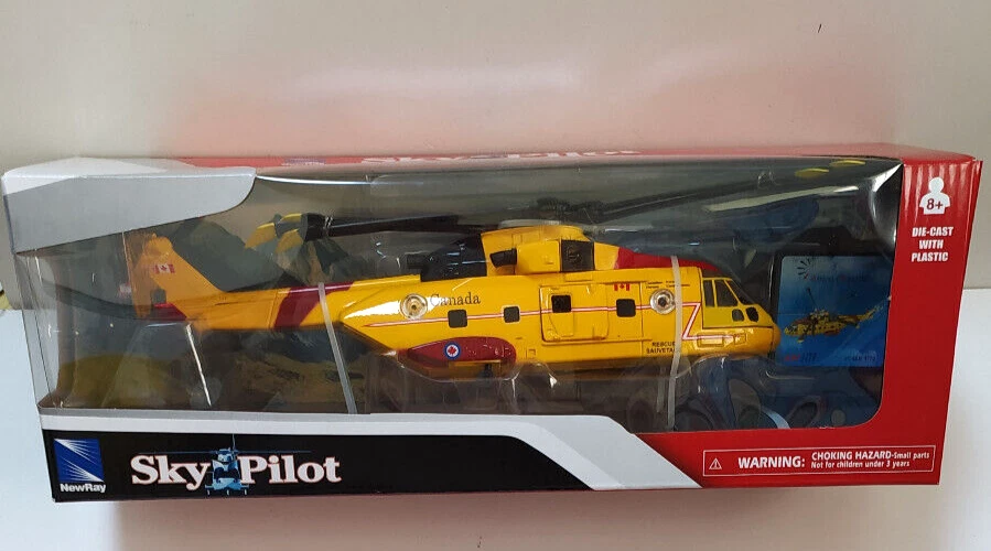NEW RAY 1:72 DIE CAST  ELICOTTERO AGUSTA WESTLAND AW101 CORMORANT CANADA   25513 - Immagine 1 di 2