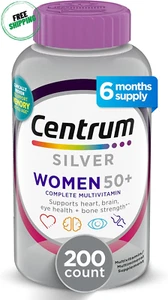 Centrum Silver Women'S Multivitamin for Women 50 Plus,Older Adults - 200 Ct - Picture 1 of 12