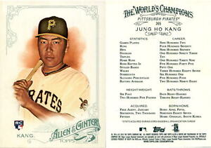 Jung Ho Kang 2015 Topps Allen & Ginter Baseball Card 265  Pittsburgh Pirates