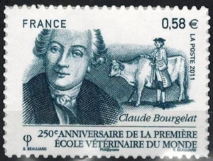 2011 - neue Klebemarke * / Claude Bourgelat - Veterinärschule Lyon - Yv.565 - Bild 1 von 1