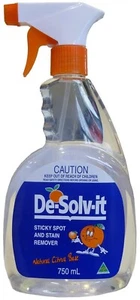 De-Solv-it Cleaner Sticker Adhesive Stain Crayon Remover 750ml Liquid Desolvit - Picture 1 of 1