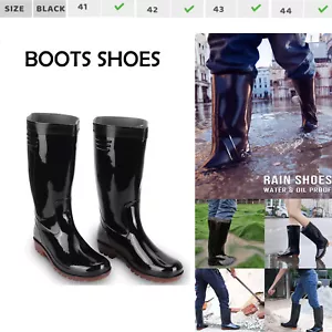 Worker Gummi Wellies Regen Wasserdicht Garten Wellington Stiefel Schuhe - Bild 1 von 55