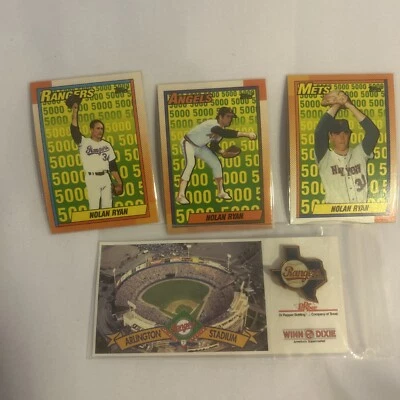 TEXAS RANGERS PIN WINN DIXIE DR PEPPER  PIN Ball Park In Arlington /1993+ 3 Card - Image 1 of 4