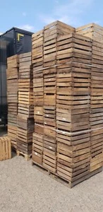 8 Stück Massive Obstkisten Johanna B WARE !! weinkisten apfelkisten Vintage - Bild 1 von 24