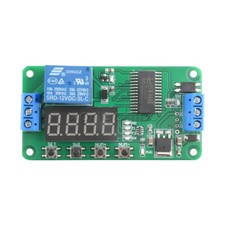DC12V Multifunction PLC Self-lock Delay Relay Cycle Timer Module Switch Control