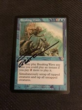 MTG Magic Breaking Wave Signed Artist Proof x1 Invasion Carl Critchlow