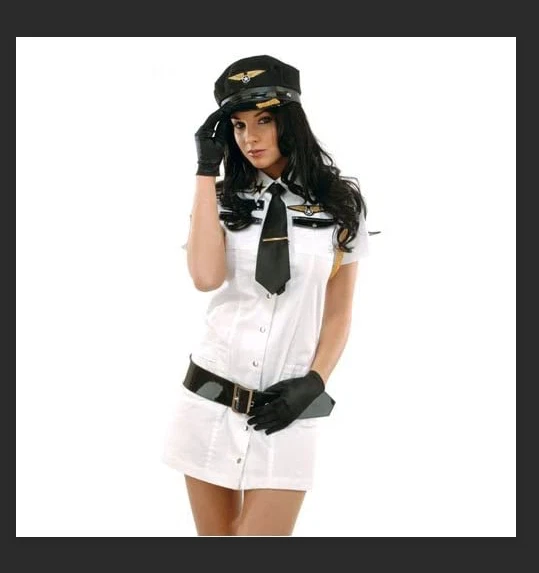 Disfraz Captain Mile High - Forplay - Sexy Piloto - Talla M/L - ¡NUEVO! Foto 1 de 3