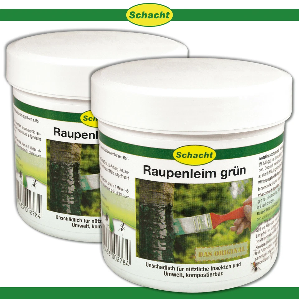 Schacht Raupenleim Grün - 250g