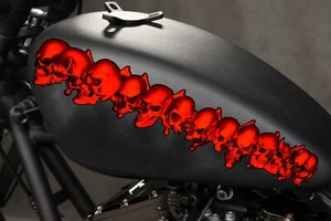Pirate Skull Bike Decal, Skulls Street Racing Graphics, Skull Motorcycle Vinyl - Bild 1 von 10
