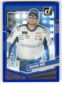 2024 Panini Donruss NASCAR Racing #36 Austin Hill Blue Parallel #177/199 - Picture 1 of 2