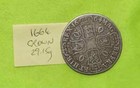 1664 Silver CROWN Coin King Charles II (1660-1685) 29.15 grams ESC 22