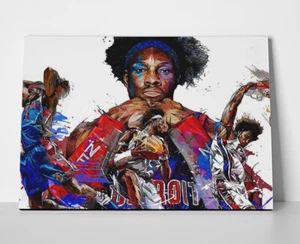 Ben Wallace Pistons Poster or Canvas - Picture 1 of 4