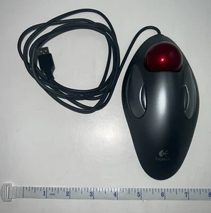 Logitech Trackman Marble Track Ball Mouse W/ install Disc and documents 2008 - Picture 1 of 4