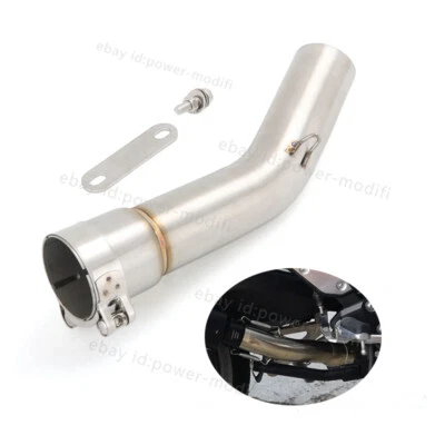 Puntas de escape para Yamaha FZ1 2006-2015 tubo de silenciador de enlace medio conexión 51 mm Foto 1 de 4