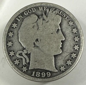1899 O Barber Half Dollar VG Details - Picture 1 of 2