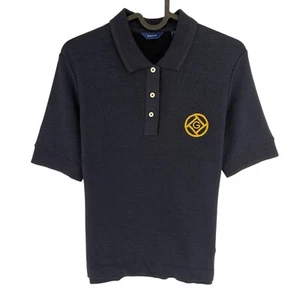 GANT Femme Bleu Marine Corde Icon Manches Courtes Polo Piqué Taille - Bild 1 von 11