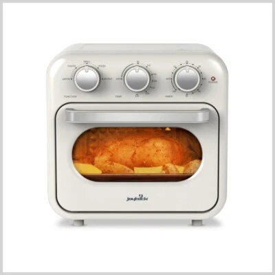 FORNO FRIGGITRICE ARIA CALDA JOYTECK VINTAGE 16 LT 1400 W TERMOSTATO 230° BEIGE - Immagine 1 di 2