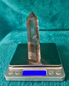 ✨🤎 SMOKEY QUARYZ Crystal Tower Gift Collection Gemstone Reiki 91g 9.5cm - Picture 1 of 6