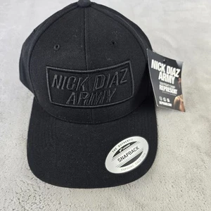 Nick Diaz Academy Black Snap Back Hat - (UFC, Brazillian  Stockton, 209,  - Picture 1 of 6