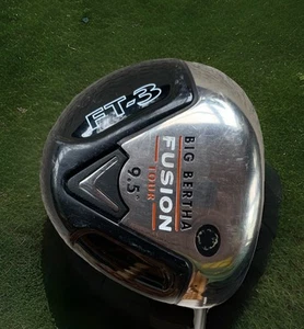 Callaway Big Bertha FT-3 Fusion 9.5° Driver Fade Regular Flex Right Hand 44” - Picture 1 of 5