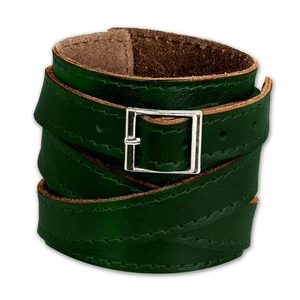 SilberDream Lederarmband dunkelgrün Herren Leder Armband LA1302G - Bild 1 von 6