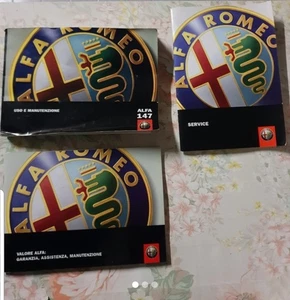 LIBRETTO USO E MANUTENZIONE LUM ORIGINALE ALFA ROMEO 147 2005 2010+ MODELLI DISP - Foto 1 di 3
