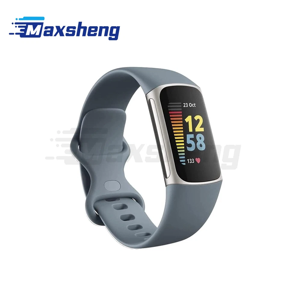 Fitbit Charge 5 健身与健康智能手表 活动跟踪器 更多颜色 — 第 1/1 张图片