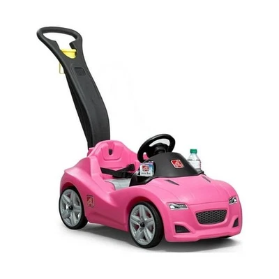 Step2 Whisper Ride Cruiser rosa niño empujar coche y montar para niños pequeños Foto 1 de 4