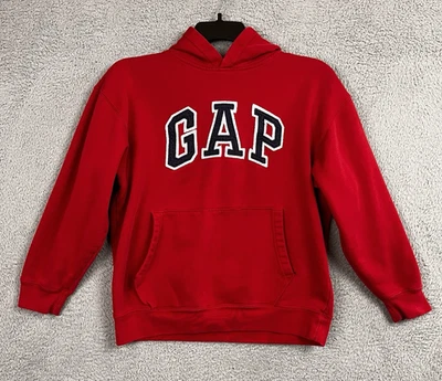 Sudadera con capucha Gap YOUTH XXL 14-16 roja con azul deletreada 2011 Foto 1 de 4