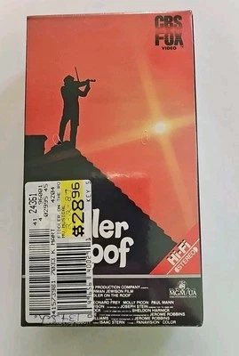 Fiddler On The Roof 2-Tape VHS SEALED Watermarks CBS Fox NO BARCODE VTG  - Image 1 of 4