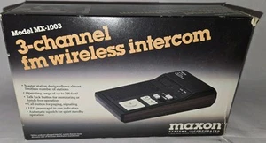 Vintage Maxon Mx-1003 3 Channel FM Wireless Intercom - Picture 1 of 3