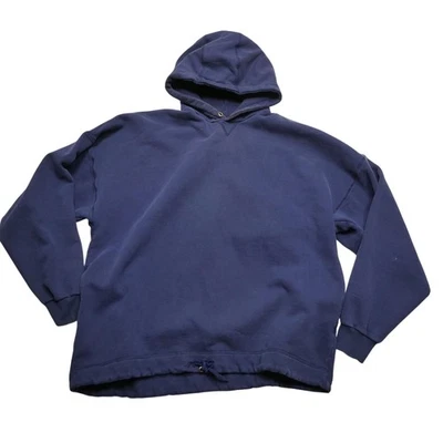 Sudadera con Capucha LL Bean Para Hombre 2XL Azul Pullover Hecho en EE. UU. Russell Athletic Años 90 Foto 1 de 4