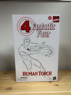 Hasbro Marvel Legends Ретро Человеческий Факел Джонни Шторм Фантастическая Четверка - Pulse Excl - Изображение 1 из 4