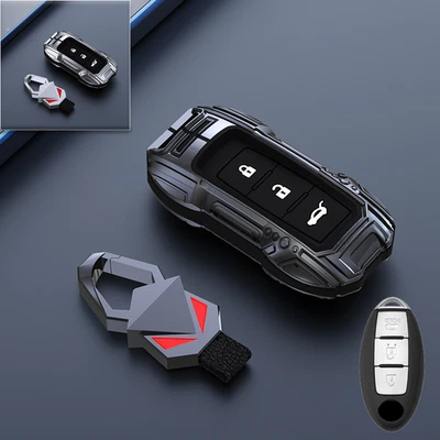 Funda protectora de silicona para llave de coche de aleación de zinc para Nissan Qashqai March 370Z Juke Pulsar Foto 1 de 4
