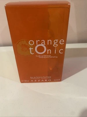 AZZARO ОРАНЖЕВЫЙ ТОНИК ТУАЛЕТНАЯ ВОДА НАТУРАЛЬНЫЙ СПРЕЙ 3,4 ЖИДК. УНЦ /100 МЛ В КОРОБКЕ ФРАНЦИЯ - Изображение 1 из 4