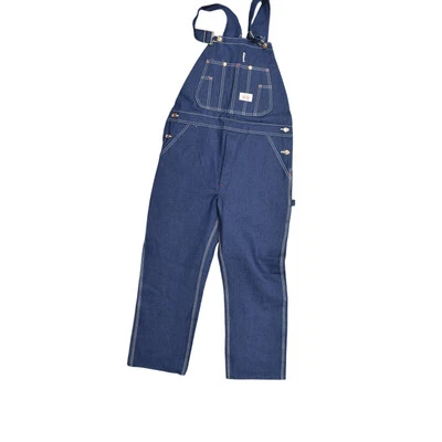 NEW Round House Blue Cotton Hunting Coveralls New W/ Tags Premium Bib Overall - Image 1 of 4