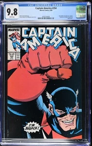 Capitán América 354 1989 CGC 9,8 páginas blancas Marvel - Imagen 1 de 2