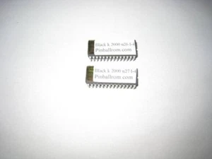 Pinball ROM CPU SET (2 chips) Williams Black Knight 2000 L-4 - Picture 1 of 1