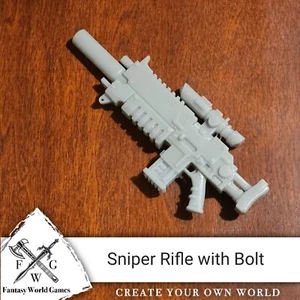 Battle Brother Sniper Rifle with Bolt Stalker Pattern for McFarlane Toys Figures - Picture 1 of 5