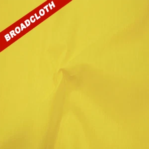 Polyester Cotton Broadcloth Fabric - 60" Wide - Solid Color - Sold by the Yard - Picture 1 of 23