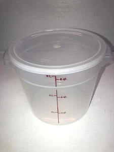 - RFS6PP190 Camwear 6 Quart runder Lebensmittelbehälter mit Deckel - Bild 1 von 2