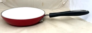 Cuisinart Skillet 8" Ceramic Non Stick White & Red - Model# 5922-20R Pan - Picture 1 of 11