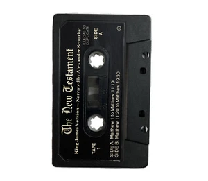 The New Testament King James Version Cassette Tape 1 Alexander Scourby No Case - Picture 1 of 7