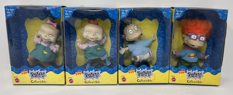 Nickelodeon's Rugrats Collectible Figure In Box Mattel 1997 Lot of 4 Dolls New Cover
