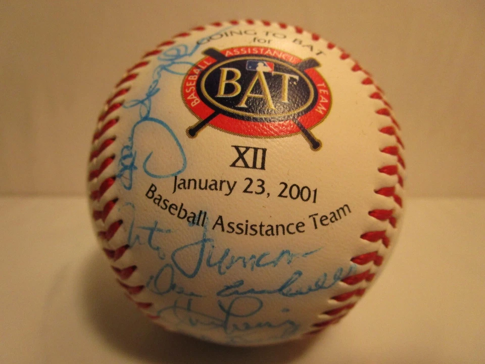 2001 Baseball Assistance Team - B.A.T Autographed Baseball Carter Winfield - Image 1 of 4