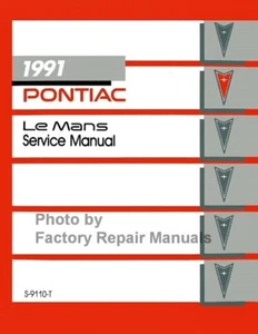 1991 Pontiac LeMans Factory Service Manual Original Shop Repair Hatchback Sedan - Bild 1 von 3