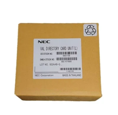 NEC 680738 DTL ITL DTZ ITZ 12D 24D 32D 1 3 BK TEL PHONE DIRECTORY CARD HOLDER - Image 1 of 4